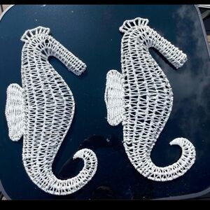 Wall art seahorses beach ocean nautical baby home